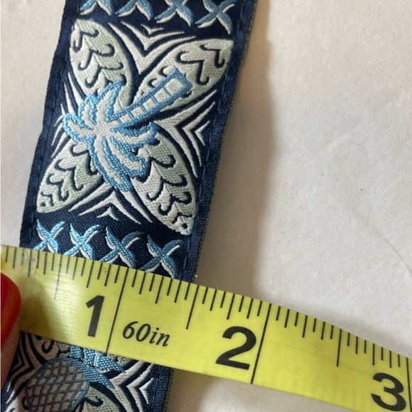 Punch USA Blue Hawaiian Theme Belt D Ring Ribbon Y2K Preppy Golf Blue One Size - Picture 11 of 11